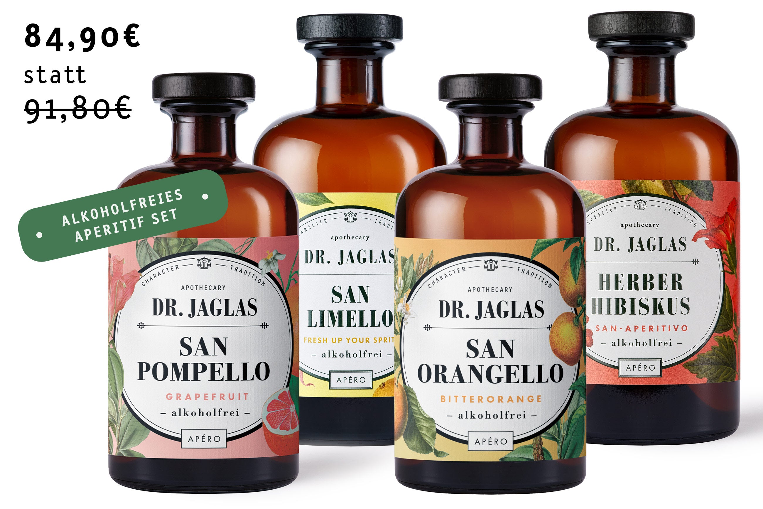 Herber Hibiskus mit San Limello, San Orangello und San Pompello im Bundle