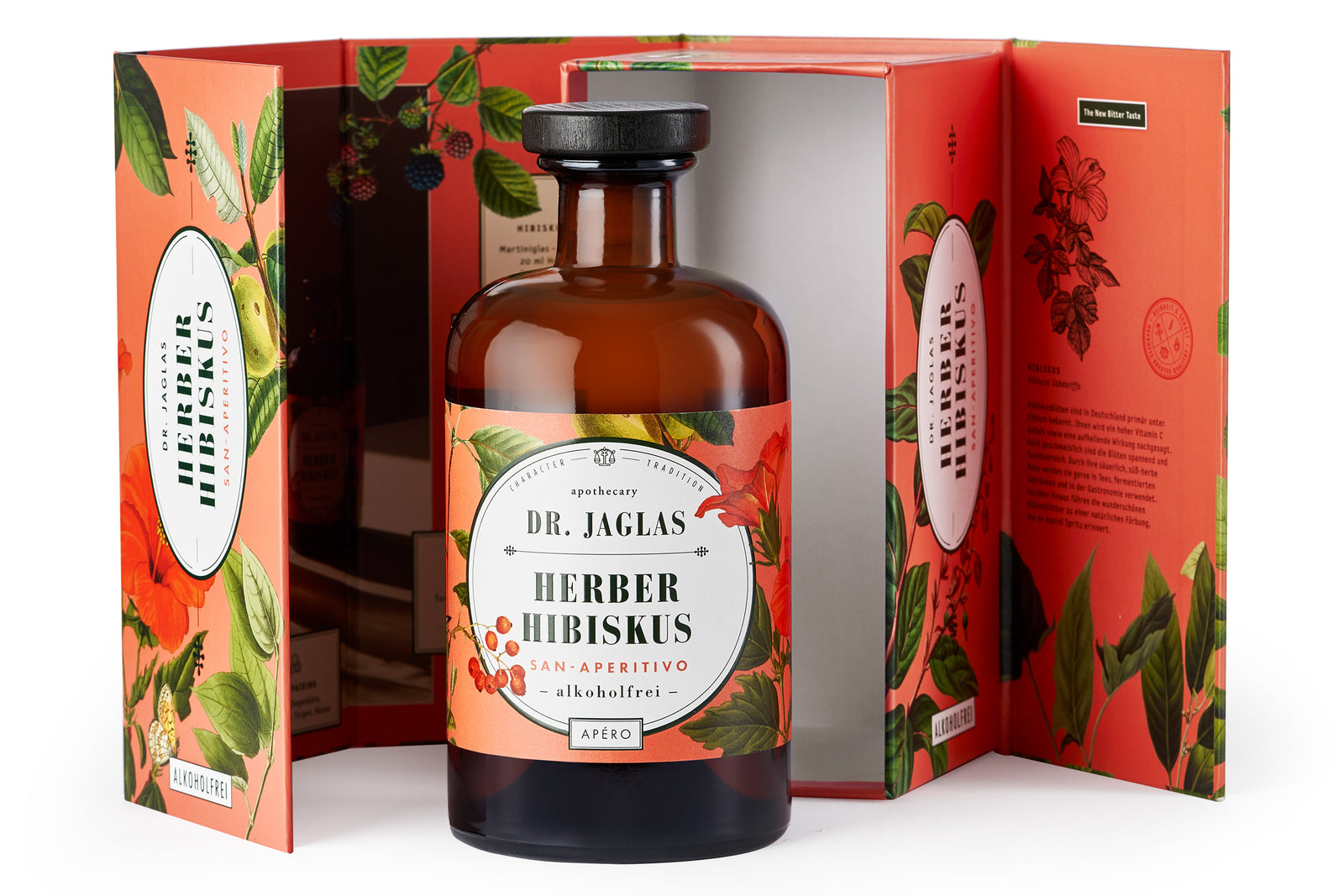 Herber Hibiskus ⚕️ Alkoholfreier Aperol von Dr. Jaglas